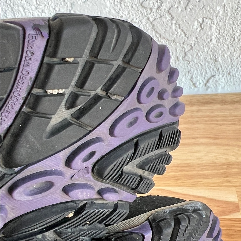 Merrell Brown and Purple Athletic Hiking Shoes - Picture 12 of 16